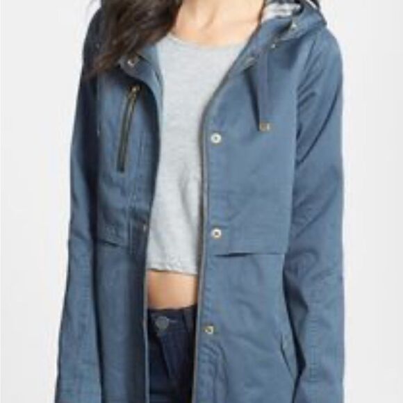 TopShop 6 “Wilbert “ parka blue zipper plus snaps ,pockets
Hooded - Picture 8 of 11